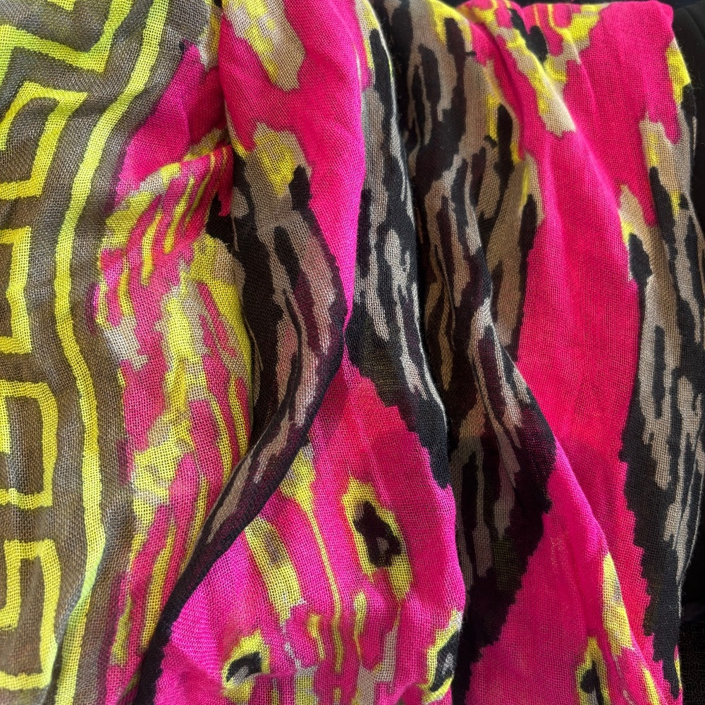 Theodora and Callum Print Scarf in great condition.
